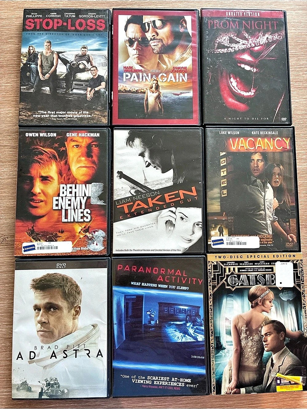 DVD Movie Lot 9-Disc Collection